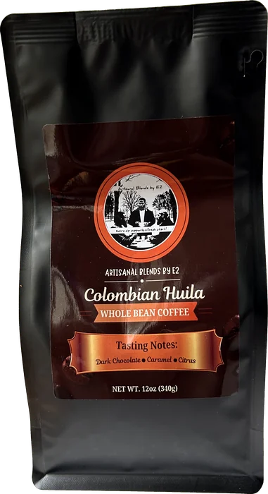 The 12 oz Artisanal Blends by E2 retail bag